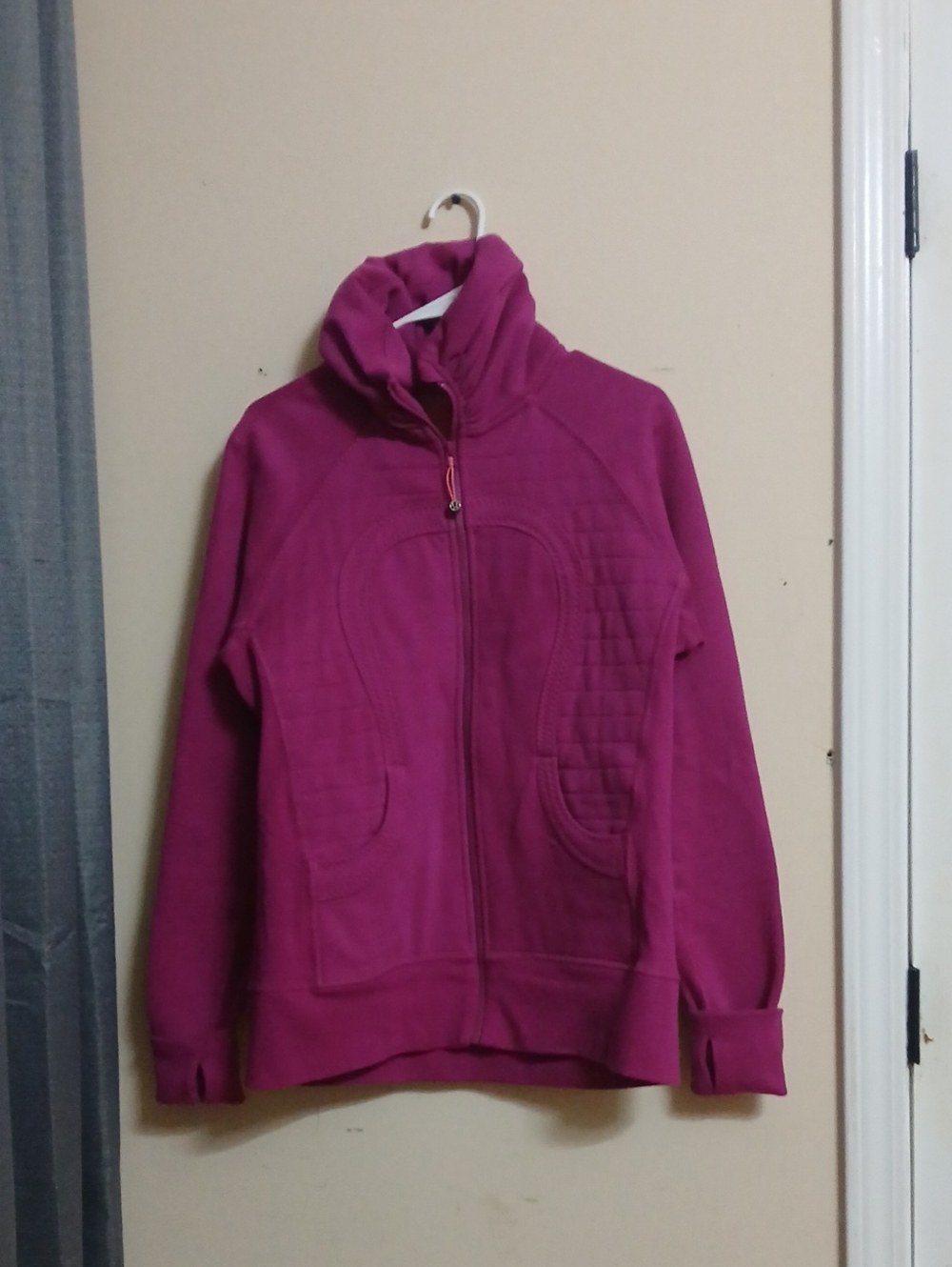 Lululemon Calm & Cozy Jacket Raspberry / Guava Lava